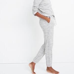 MADEWELL Waffle Knit Pajama Pants Heather Gray Medium M